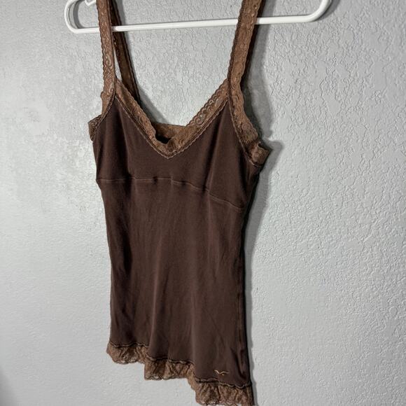 Y2K Hollister Lace Cami Tank Size Large - Picture 3 of 7